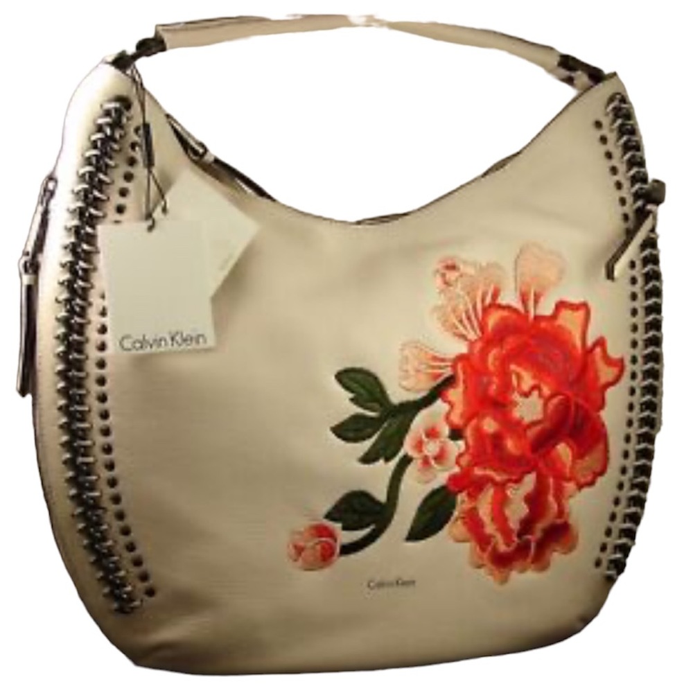 Beautifully Embroidered Calvin Klein Bag, pre-loved, I am the original owner! 🌺